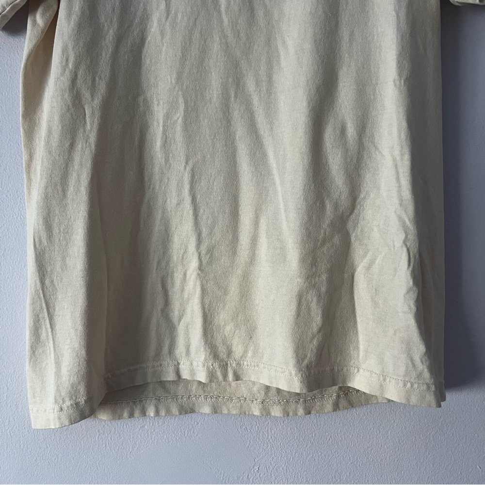 Sporty & Rich Minimalist Classic Tee Bone XS - Picture 3 of 8